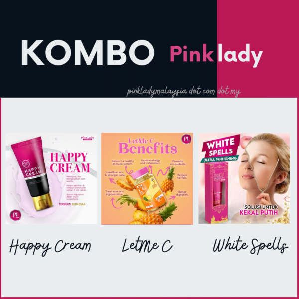 Pinklady Kombo Happy Cream LetMe C Pineapple White Spells