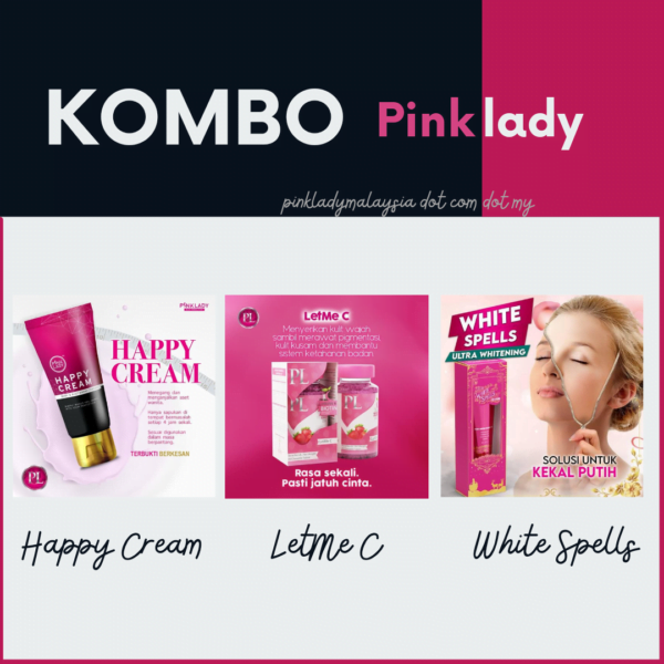 Pinklady Kombo Happy Cream LetMe C Strawberry White Spells